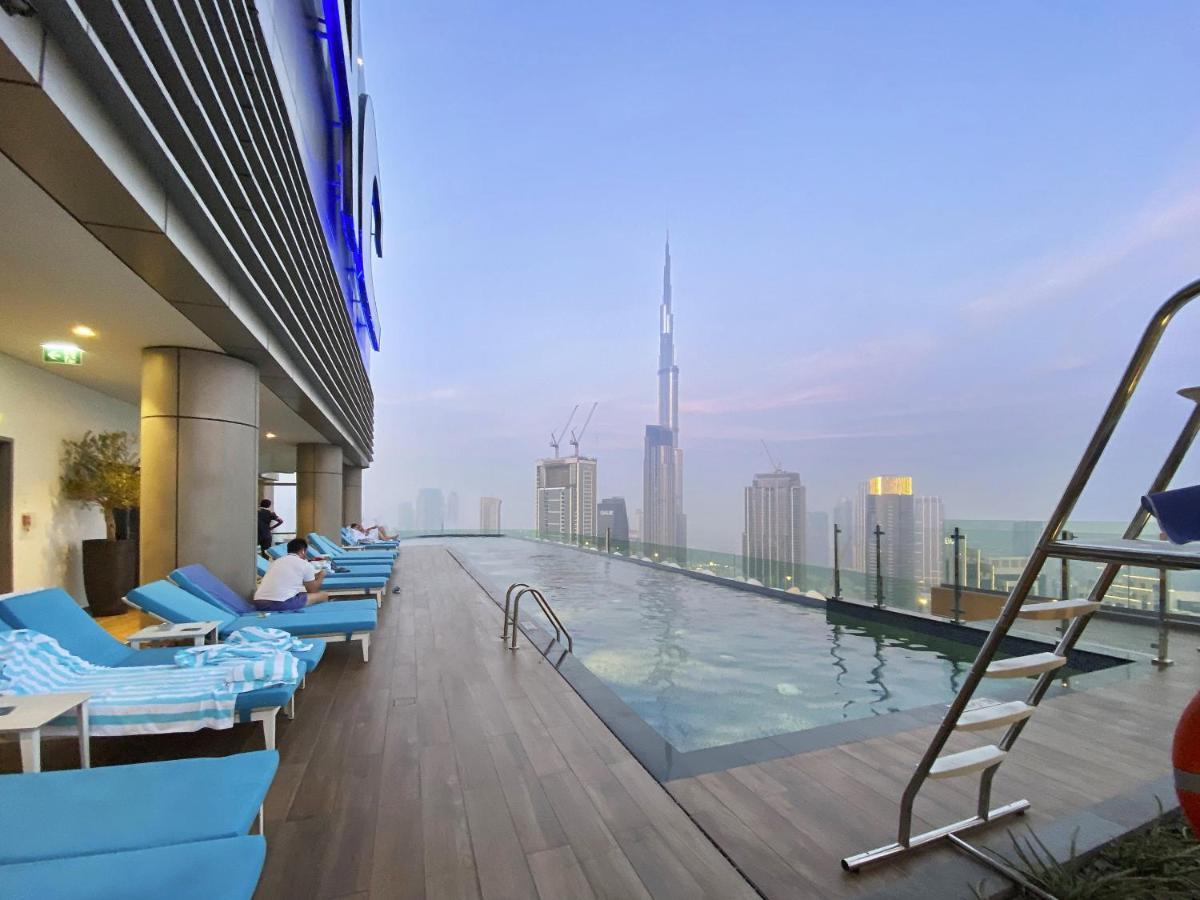 Aliving Luxury 2Br With Infinity Pool At Paramount Hotel Midtown Close To Dubai Mall & Burj Khalifa Kültér fotó